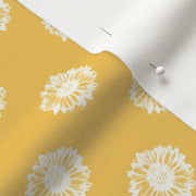 "Polka Dot Daisy" Printed Fabric - Small Scale