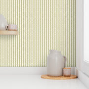 "Foliate" Candy Stripe Wallpaper  - Small Scale