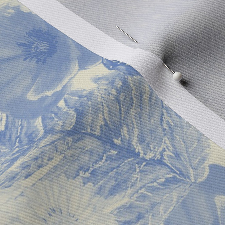 "Monochromatic Summer Delight" Printed Fabric - Small Scale