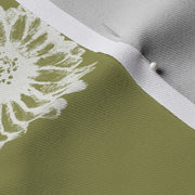 "Polka Dot Daisy" Printed Fabric - Large Scale