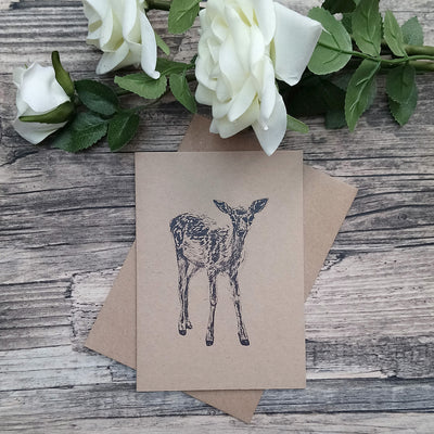 Small Deer Card - Bella & Bryn