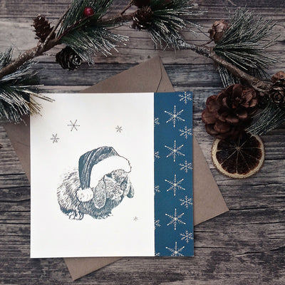 "Hoppy Christmas" Bunny Card - Bella & Bryn