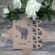 "You're Foxy" Card - Bella & Bryn